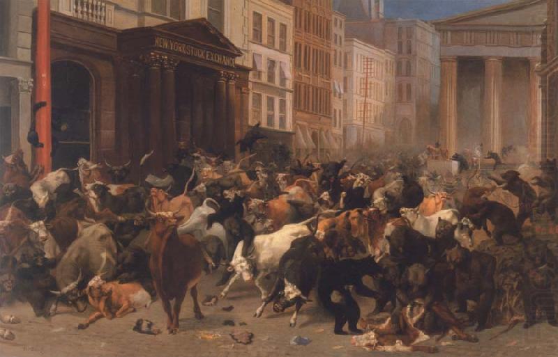 Bulls and Bears in the Market, William Holbrook Beard